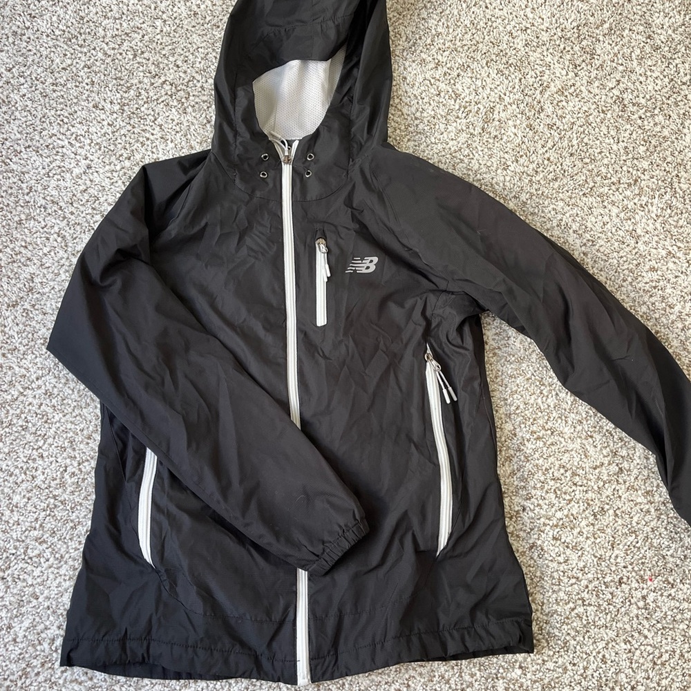 Women’s Black New Balance Zip Up